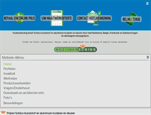 Tablet Screenshot of kozijnenkoning.nl